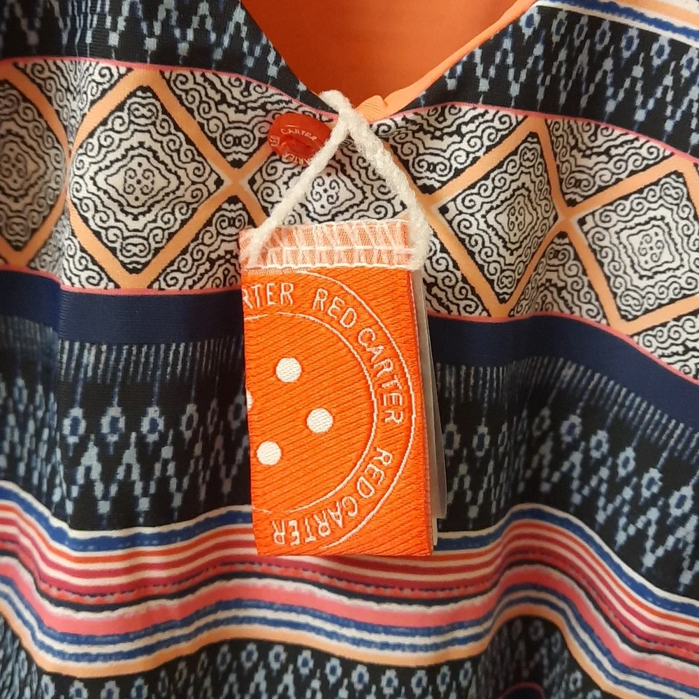Red Carter Coral Reef Festival Swimsuit